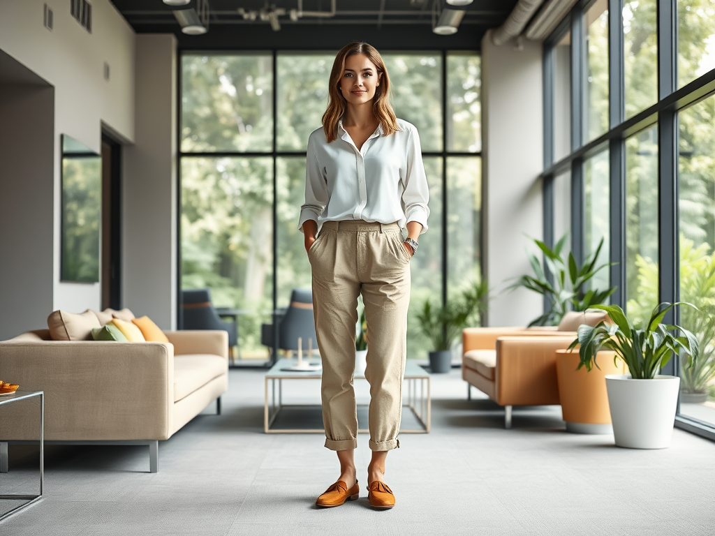 utopia2.be | L'Art de Choisir les Chaussures pour un Pantalon en Lin au Bureau