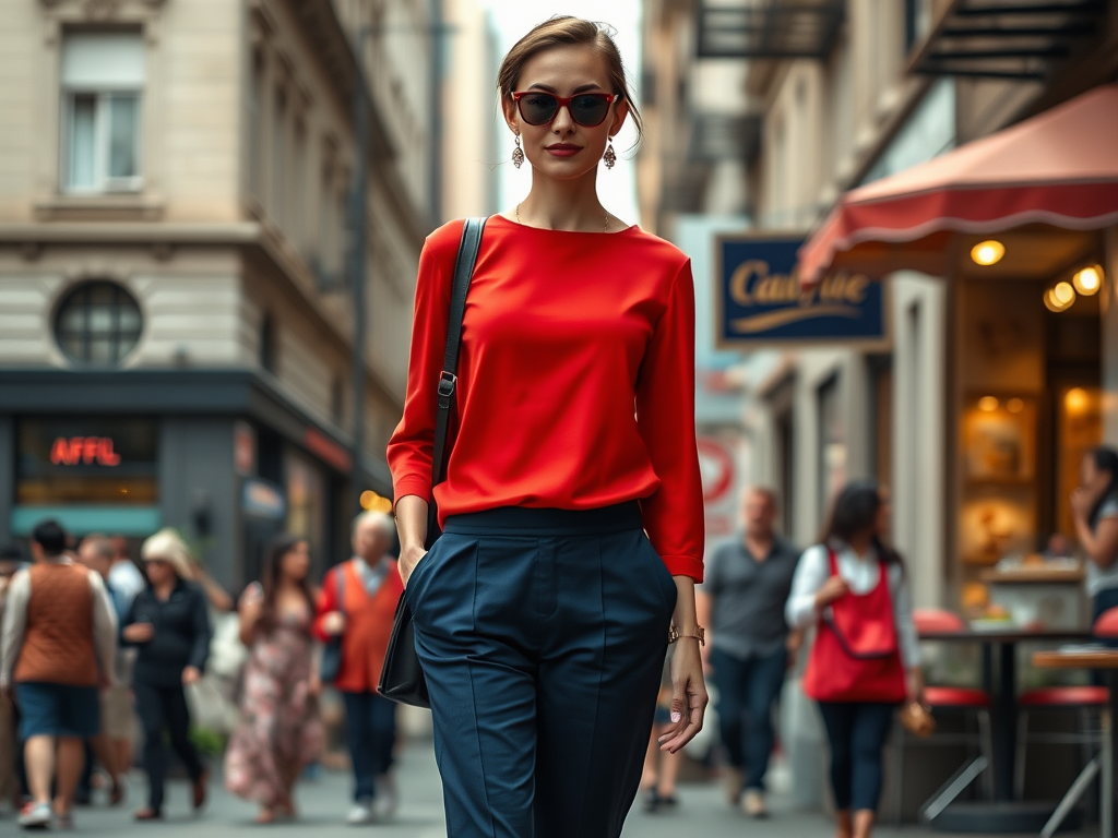 utopia2.be | Comment oser les couleurs vives avec un pantalon bleu marine ? utopia2.be | Comment oser les couleurs vives avec un pantalon bleu marine ?
